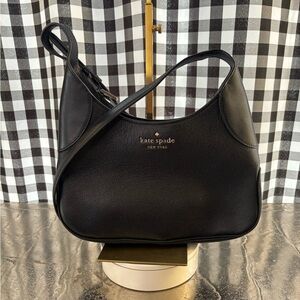 Kate Spade Aster Black Pebbled Leather Crossbody Retail $359